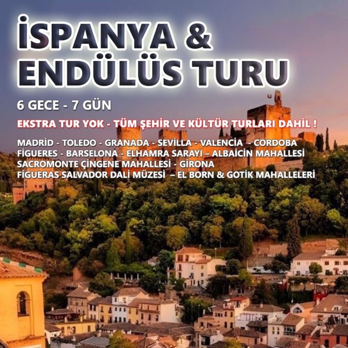 İspanya & Endülüs Kültür ve Keyif Turu - Görsel