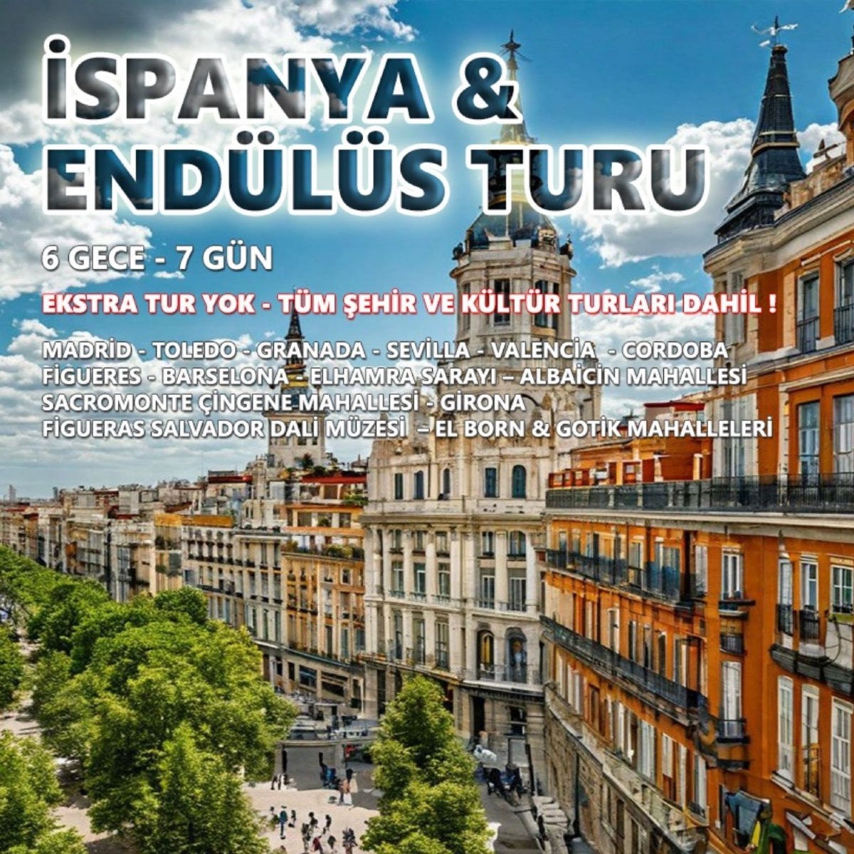 İspanya & Endülüs Kültür ve Keyif Turu - Görsel